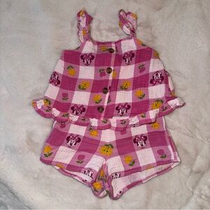 Pink and White Kids Summer Outfit Set